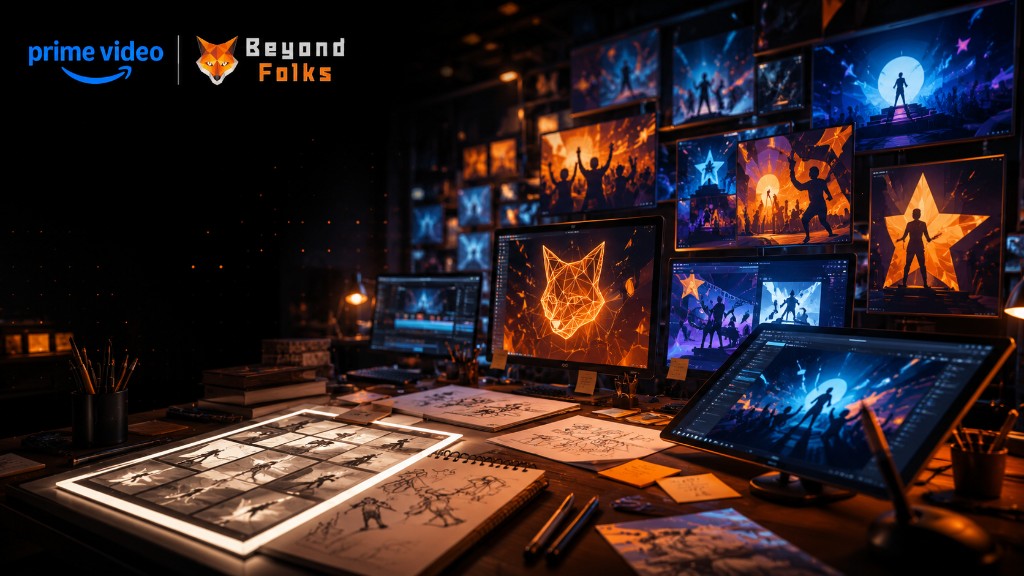 Amazon Prime Video animation collaboration campaign visuals by Beyond Folks